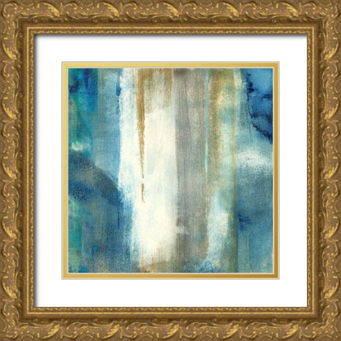 Sand Lake Summer III Gold Ornate Wood Framed Art Print with Double Matting by Jill, Susan