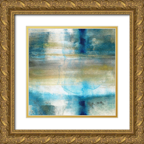 Sand Lake Summer IV Gold Ornate Wood Framed Art Print with Double Matting by Jill, Susan
