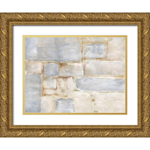 Terrazza I Gold Ornate Wood Framed Art Print with Double Matting by Pattinian, Merri