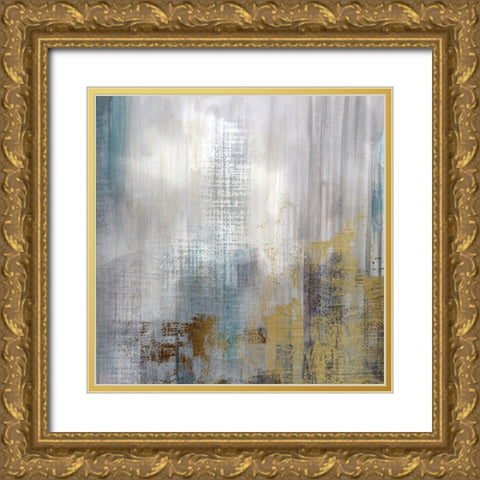 Misty Sky I Gold Ornate Wood Framed Art Print with Double Matting by Nan