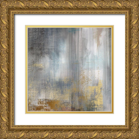 Misty Sky II Gold Ornate Wood Framed Art Print with Double Matting by Nan