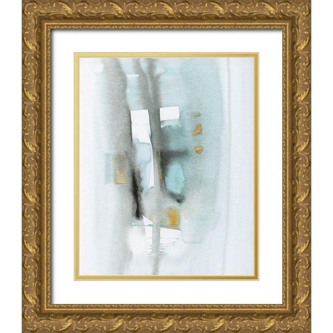 Amalfi II Gold Ornate Wood Framed Art Print with Double Matting by Jill, Susan