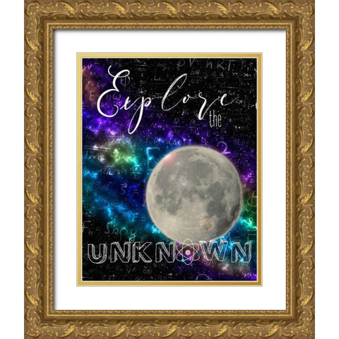 Explore Gold Ornate Wood Framed Art Print with Double Matting by Santiago, Daniela