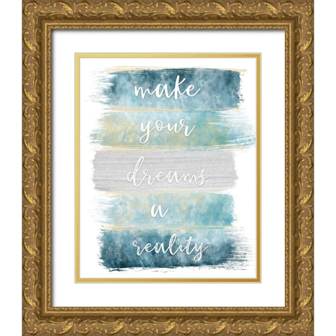 Dreams Realty Gold Ornate Wood Framed Art Print with Double Matting by Carpentieri, Natalie