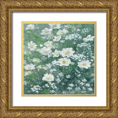 Springtime Gold Ornate Wood Framed Art Print with Double Matting by Swatland, Sally