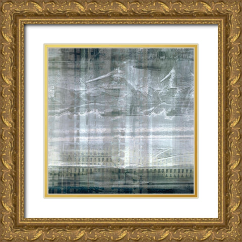 By The Bay I Gold Ornate Wood Framed Art Print with Double Matting by Jill, Susan