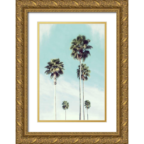 Vintage Palm Gold Ornate Wood Framed Art Print with Double Matting by Carpentieri, Natalie