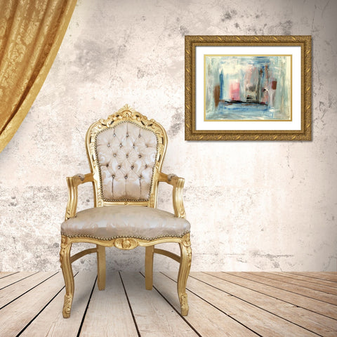 Twilight Gold Ornate Wood Framed Art Print with Double Matting by Jill, Susan