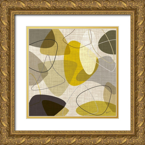 Sandstone I Gold Ornate Wood Framed Art Print with Double Matting by Craven, Katrina