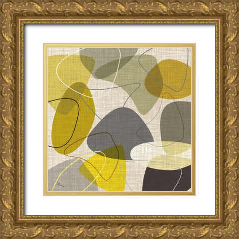 Sandstone II Gold Ornate Wood Framed Art Print with Double Matting by Craven, Katrina