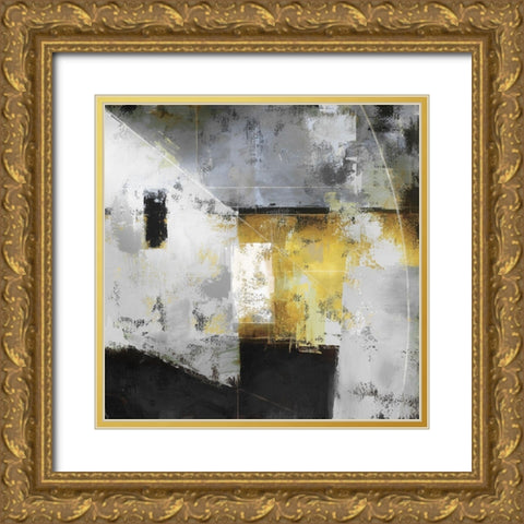 Uptown Tempo I Gold Ornate Wood Framed Art Print with Double Matting by Berman, Ken