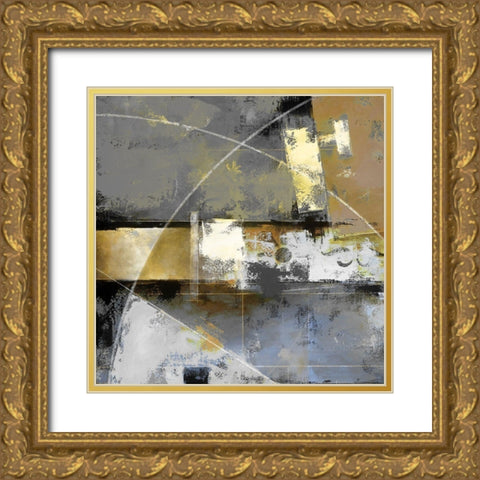 Uptown Tempo II Gold Ornate Wood Framed Art Print with Double Matting by Berman, Ken
