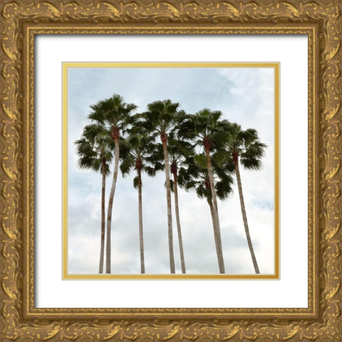 Surfs Up Gold Ornate Wood Framed Art Print with Double Matting by Carpentieri, Natalie