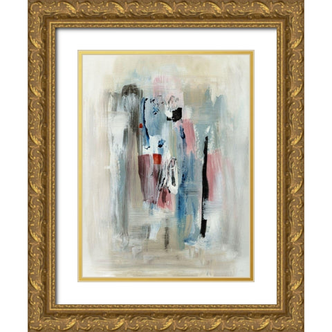 Rain Shadow II Gold Ornate Wood Framed Art Print with Double Matting by Jill, Susan