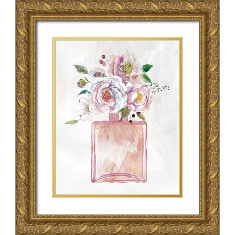 Fragrance of Summer I Gold Ornate Wood Framed Art Print with Double Matting by Robinson, Carol
