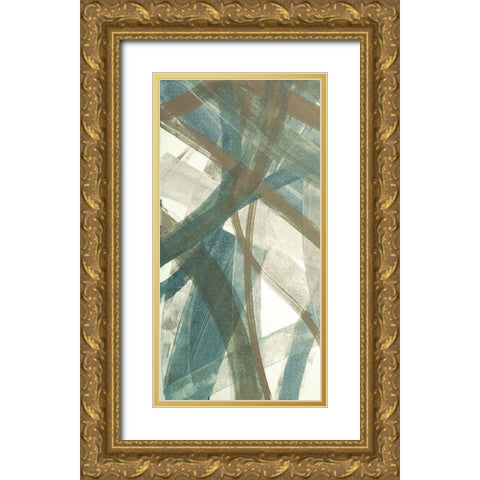 Intertwined I Gold Ornate Wood Framed Art Print with Double Matting by Jill, Susan