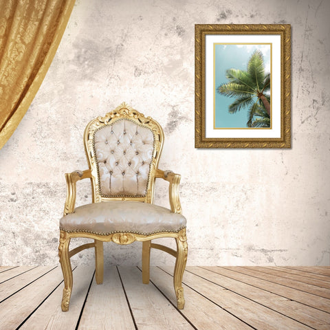 Palm Verde Gold Ornate Wood Framed Art Print with Double Matting by Monkman, Jerry and Marcy