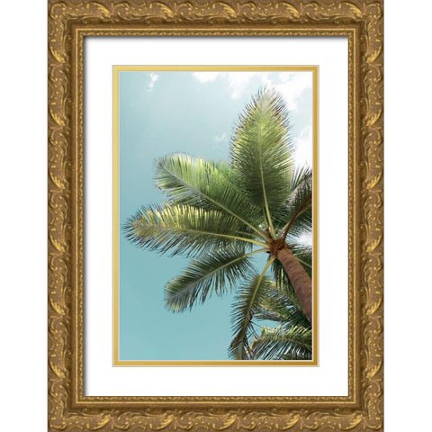 Palm Verde Gold Ornate Wood Framed Art Print with Double Matting by Monkman, Jerry and Marcy