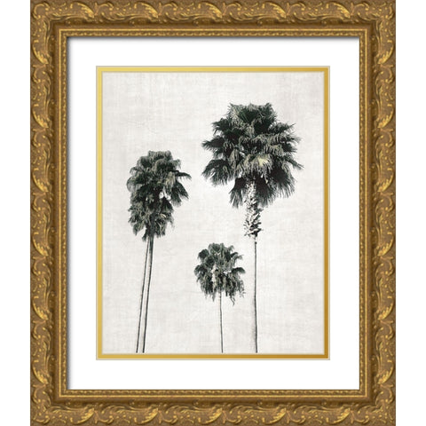 Sketchbook Palm Gold Ornate Wood Framed Art Print with Double Matting by Carpentieri, Natalie