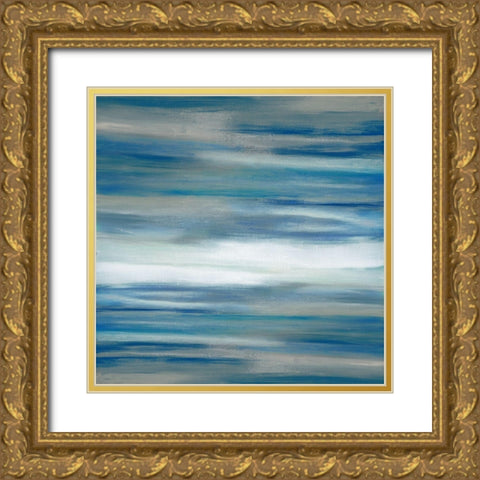 Sanibel Waters Gold Ornate Wood Framed Art Print with Double Matting by Shapiro, Judith