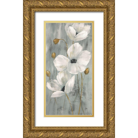 Pearl Garden II Gold Ornate Wood Framed Art Print with Double Matting by Nan