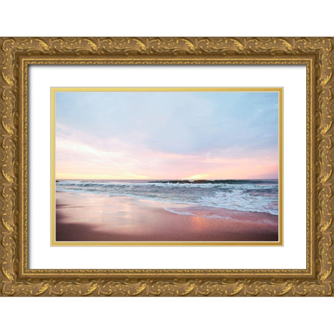 Morning Stroll Gold Ornate Wood Framed Art Print with Double Matting by Carpentieri, Natalie