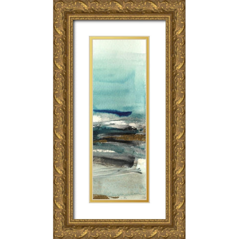 View From Slausson Mountain II Gold Ornate Wood Framed Art Print with Double Matting by Jill, Susan