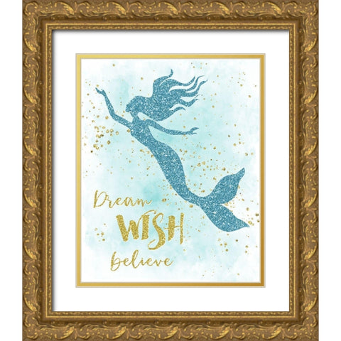 Dream Wish Gold Ornate Wood Framed Art Print with Double Matting by Carpentieri, Natalie