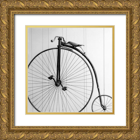 Vintage Ride Gold Ornate Wood Framed Art Print with Double Matting by Bibikow, Walter
