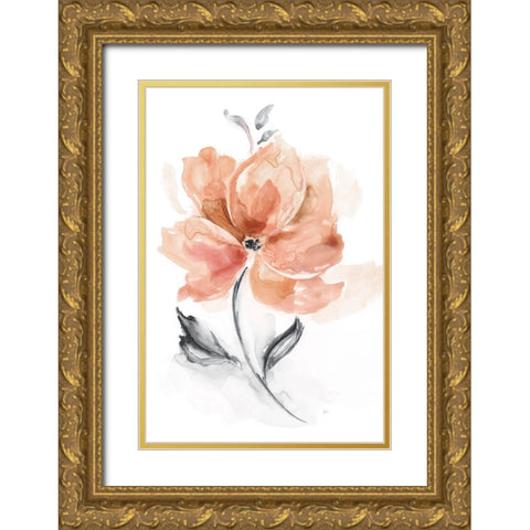 Soft Sensation I Gold Ornate Wood Framed Art Print with Double Matting by Nan