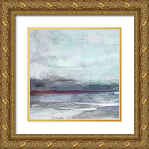 Violet Valley Gold Ornate Wood Framed Art Print with Double Matting by Butler, John