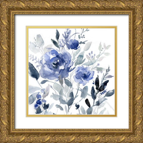 Painters Garden I Gold Ornate Wood Framed Art Print with Double Matting by Robinson, Carol