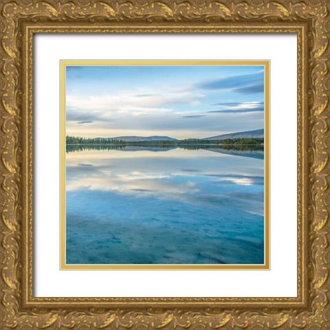 The Magic Hour Gold Ornate Wood Framed Art Print with Double Matting by Qualls, Michael