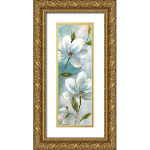 Spring Promise I Gold Ornate Wood Framed Art Print with Double Matting by Nan