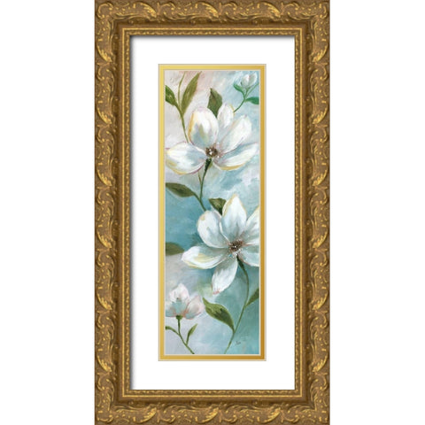 Spring Promise II Gold Ornate Wood Framed Art Print with Double Matting by Nan