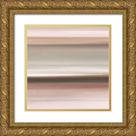 Guilded Sands I Gold Ornate Wood Framed Art Print with Double Matting by Jill, Susan