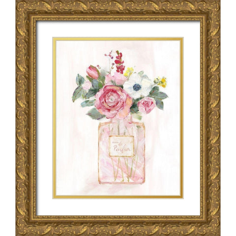 Perfume Bouquet I Gold Ornate Wood Framed Art Print with Double Matting by Swatland, Sally