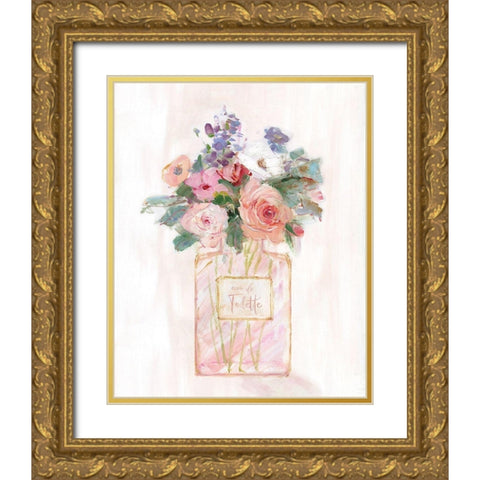 Perfume Bouquet II Gold Ornate Wood Framed Art Print with Double Matting by Swatland, Sally