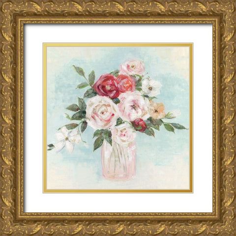 Arrangement of Spring I Gold Ornate Wood Framed Art Print with Double Matting by Swatland, Sally
