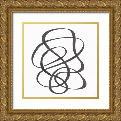 Around The Mountain I Gold Ornate Wood Framed Art Print with Double Matting by Jill, Susan