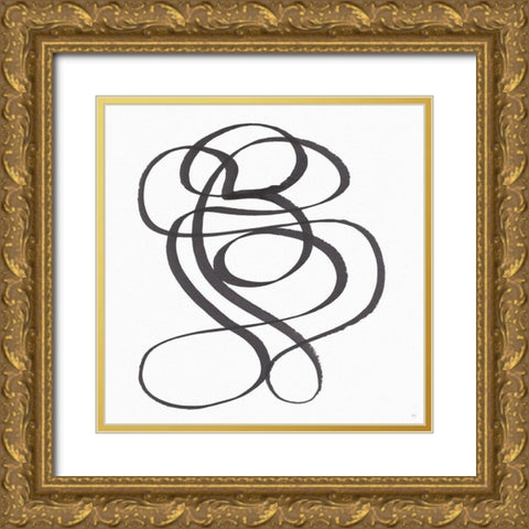 Around The Mountain II Gold Ornate Wood Framed Art Print with Double Matting by Jill, Susan