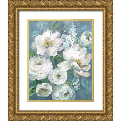 Cottage Radiance II Gold Ornate Wood Framed Art Print with Double Matting by Nan