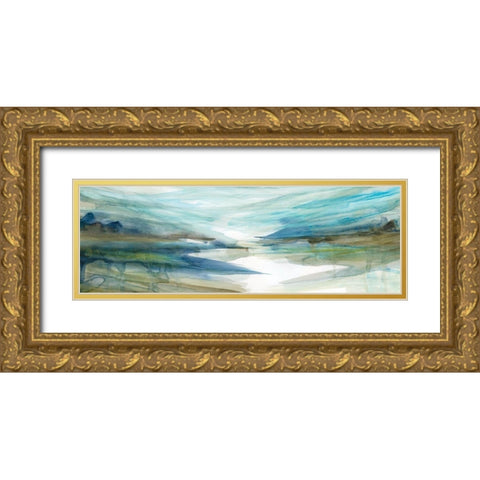Spring Reflection II Gold Ornate Wood Framed Art Print with Double Matting by Robinson, Carol
