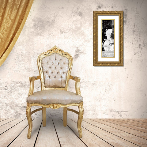 Acoustical Jam Gold Ornate Wood Framed Art Print with Double Matting by Knutsen, Conrad