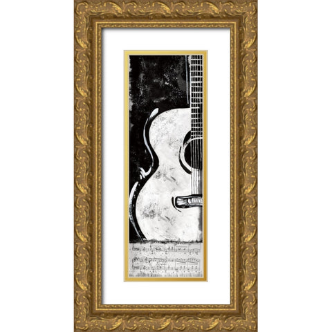Acoustical Jam Gold Ornate Wood Framed Art Print with Double Matting by Knutsen, Conrad