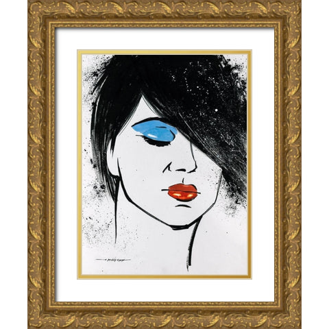 Sketch Pop I Gold Ornate Wood Framed Art Print with Double Matting by Orme, E. Anthony