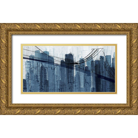 The Other Side Gold Ornate Wood Framed Art Print with Double Matting by Jill, Susan