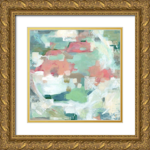 Island Harmony Gold Ornate Wood Framed Art Print with Double Matting by Robinson, Carol