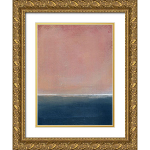 Sunset Gold Ornate Wood Framed Art Print with Double Matting by Robinson, Carol