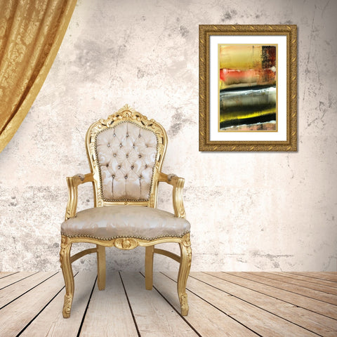 Desert Night I Gold Ornate Wood Framed Art Print with Double Matting by Jill, Susan